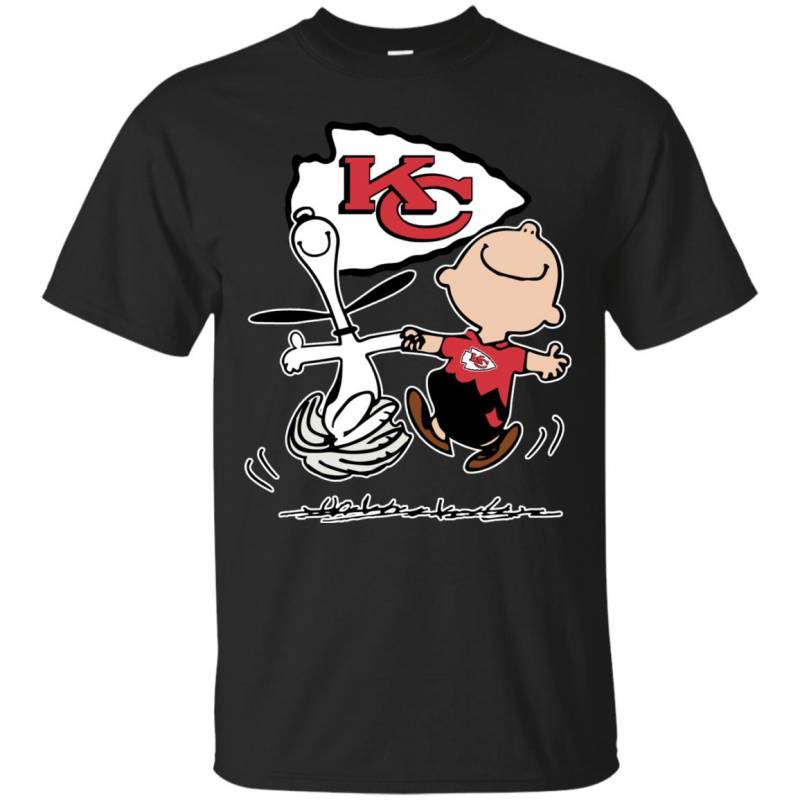 Charlie Brown & Snoopy – Kansas City Chiefs T-shirts Sweat Shirts Long ...