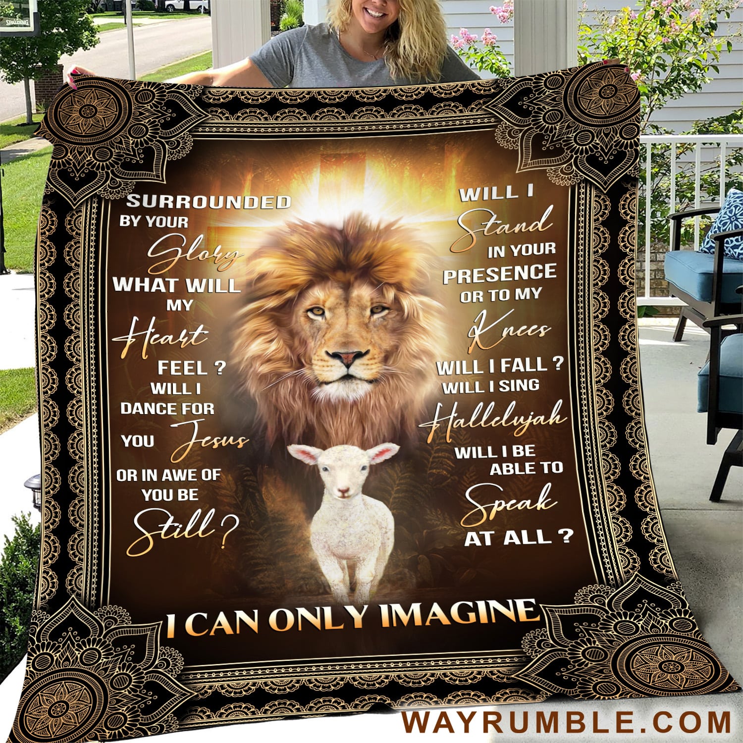 Jesus – The Lion And The Lamb – I Can Only Imagine – Blanket