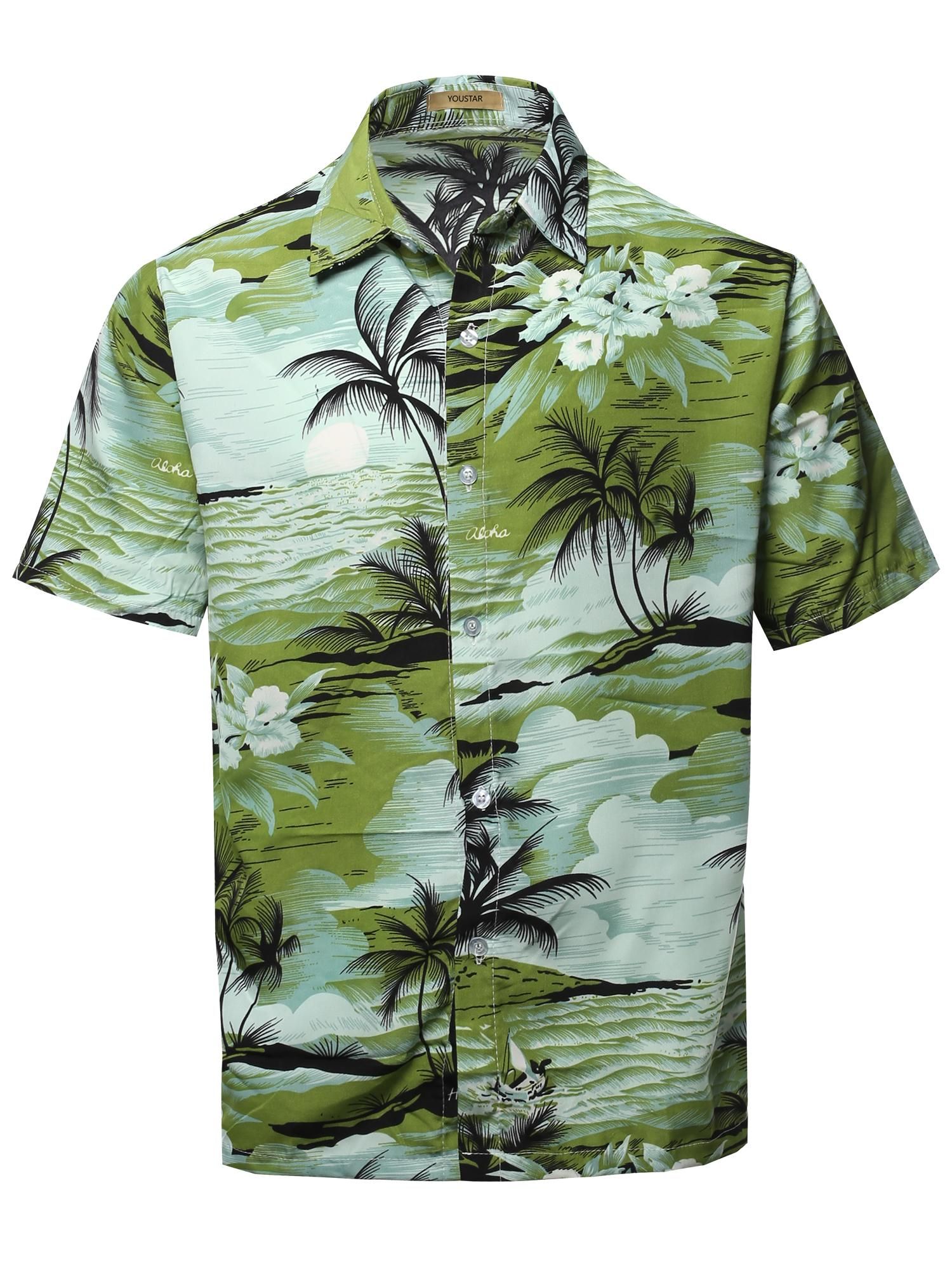 Leaf Green Awesome Design Hawaii Shirt Ha102753