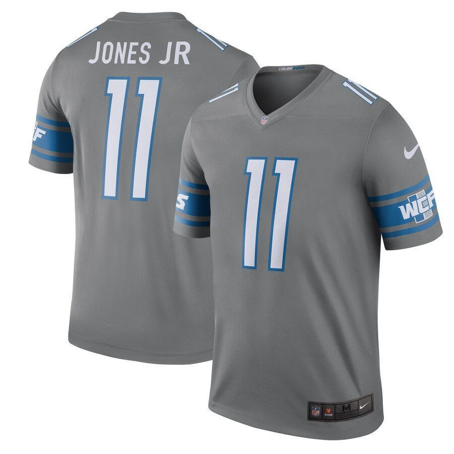 Marvin Jones Jr Detroit Lions Color Rush Legend Jersey Steel 2019