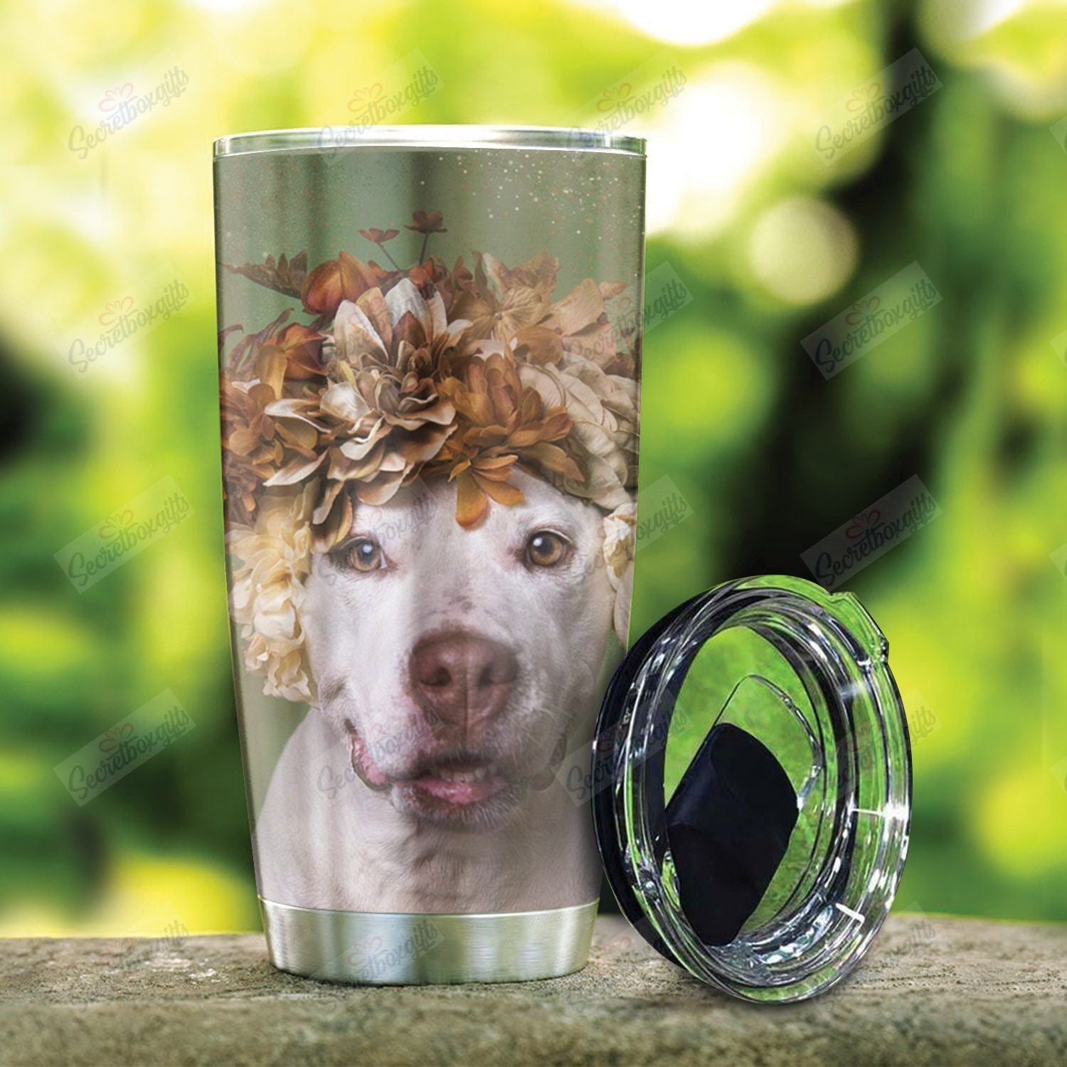 Pitbull Flower Nt0301017T Tumblers