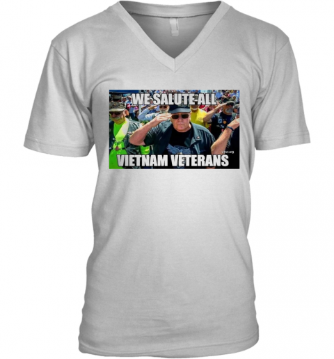 We Salute All Vietnam Veterans V-Neck T-Shirt