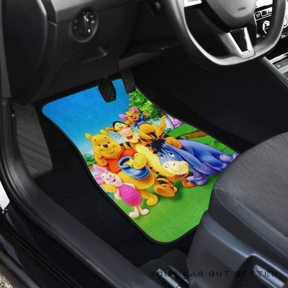 Winnie The Pooh Car Floor Mats 11 110619 Personalized Car Seat Floor Mat Custom Print