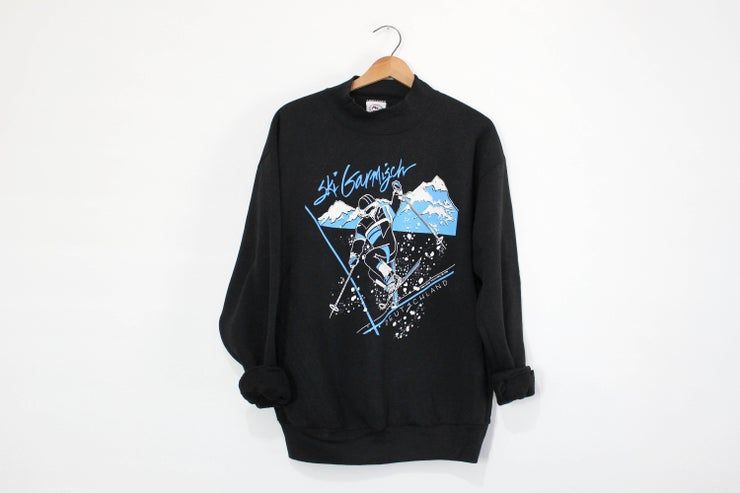 Vintage Ski Garmisch Germany Winter Shirt