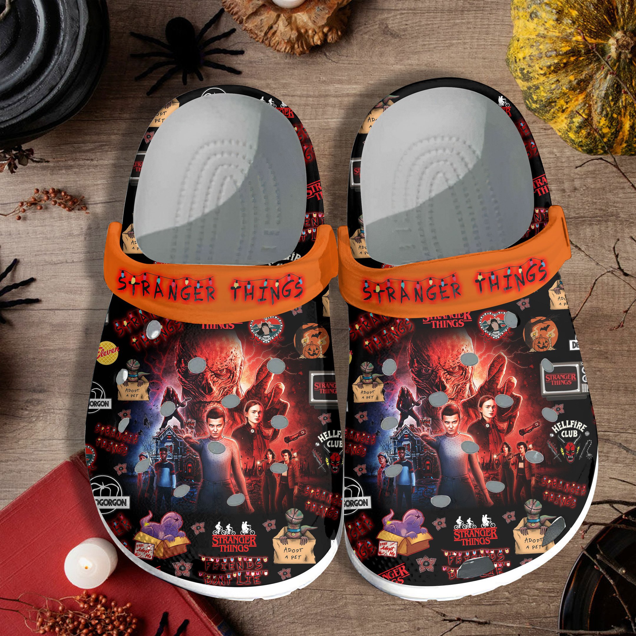Stranger Things Tv Series Crocss Clogs For Men Women And Kid Cb170724228353