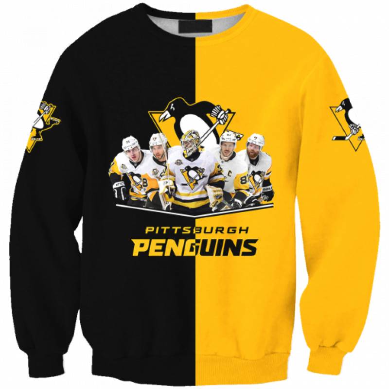 Men / Women Pittsburgh Penguins 3D Sweatshirt, Pittsburgh Penguins Apparel