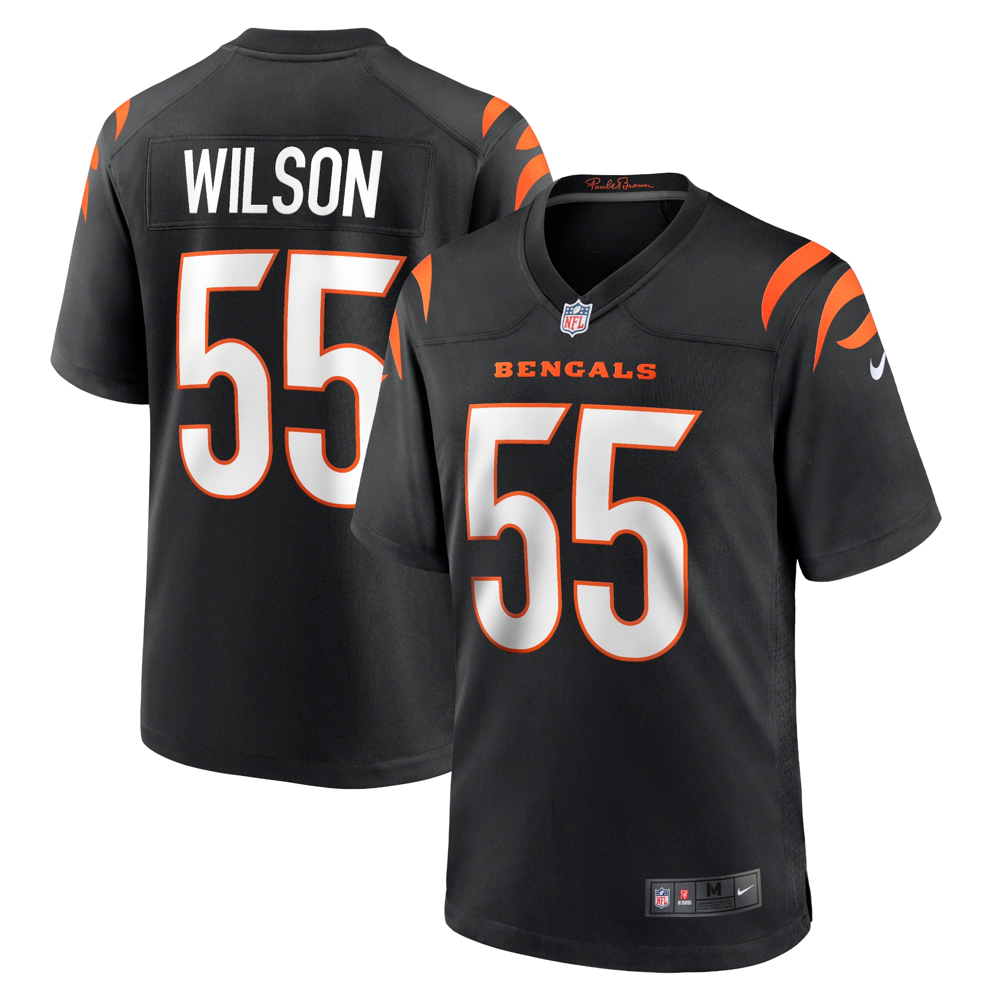 Logan Wilson Cincinnati Bengals Game Jersey – Black