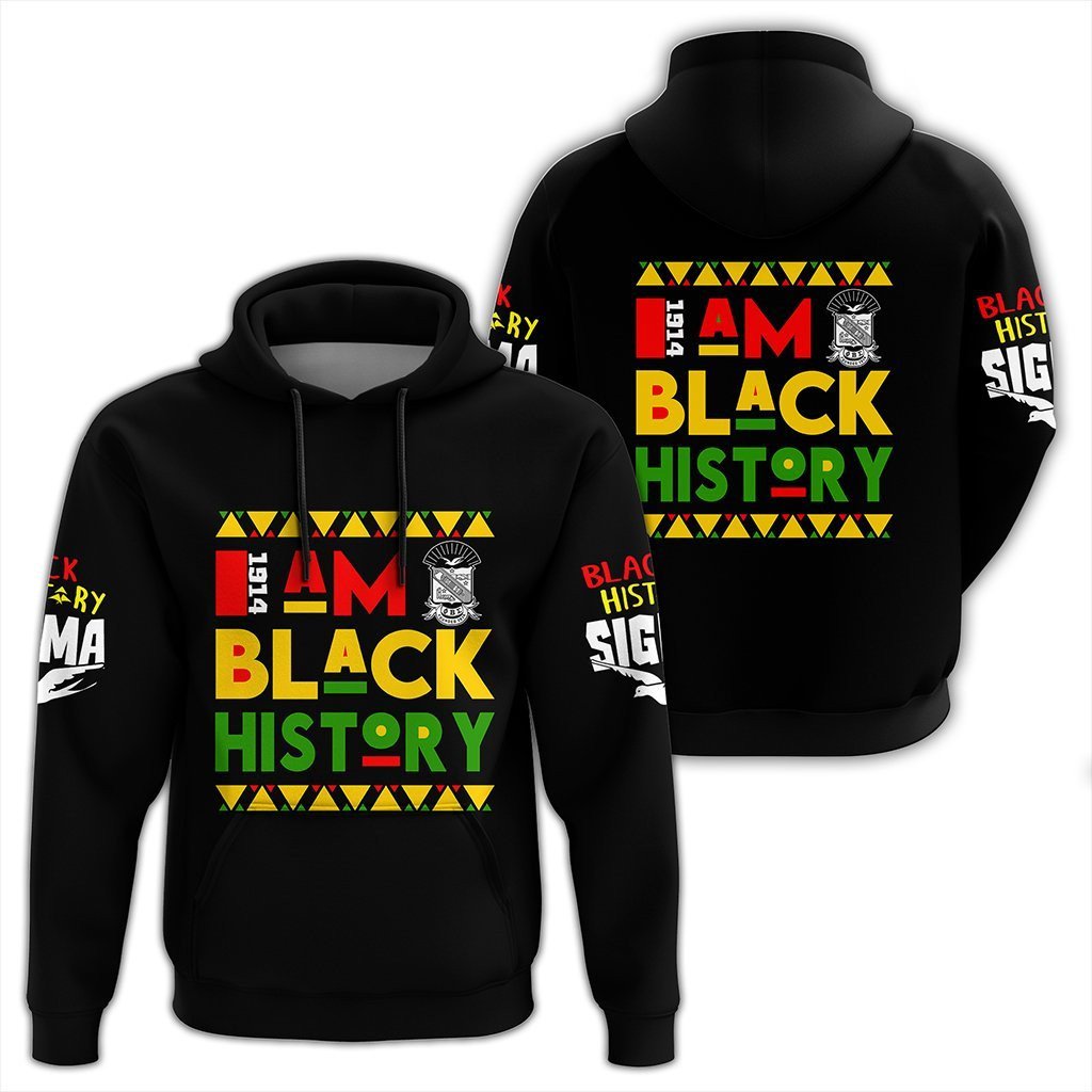 Fraternity Hoodie – Black History Phi Beta Sigma Pullover Hoodie