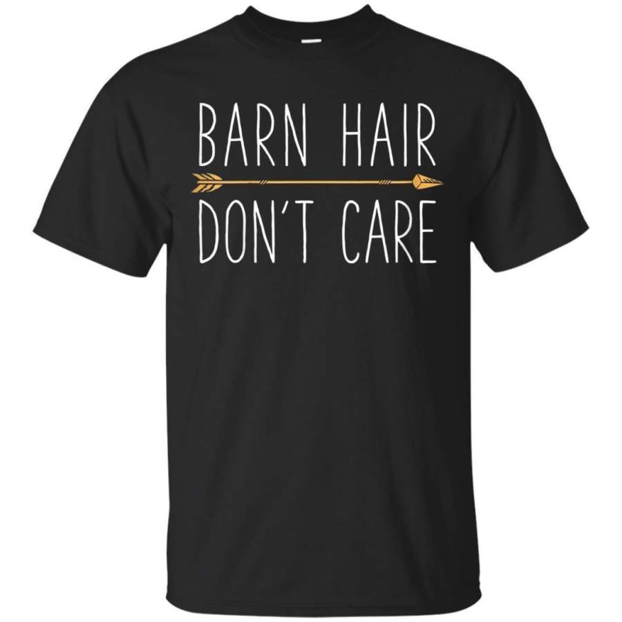 AGR Barn Hair Dont Care T Shirt I Love Horse Riding Racing Farm Jaq T-shirt