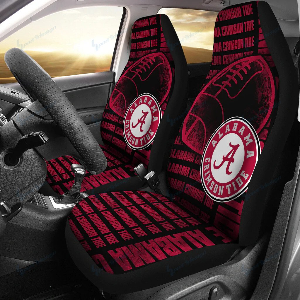 Alabama Crimson Tide Car Seat Covers Bg19