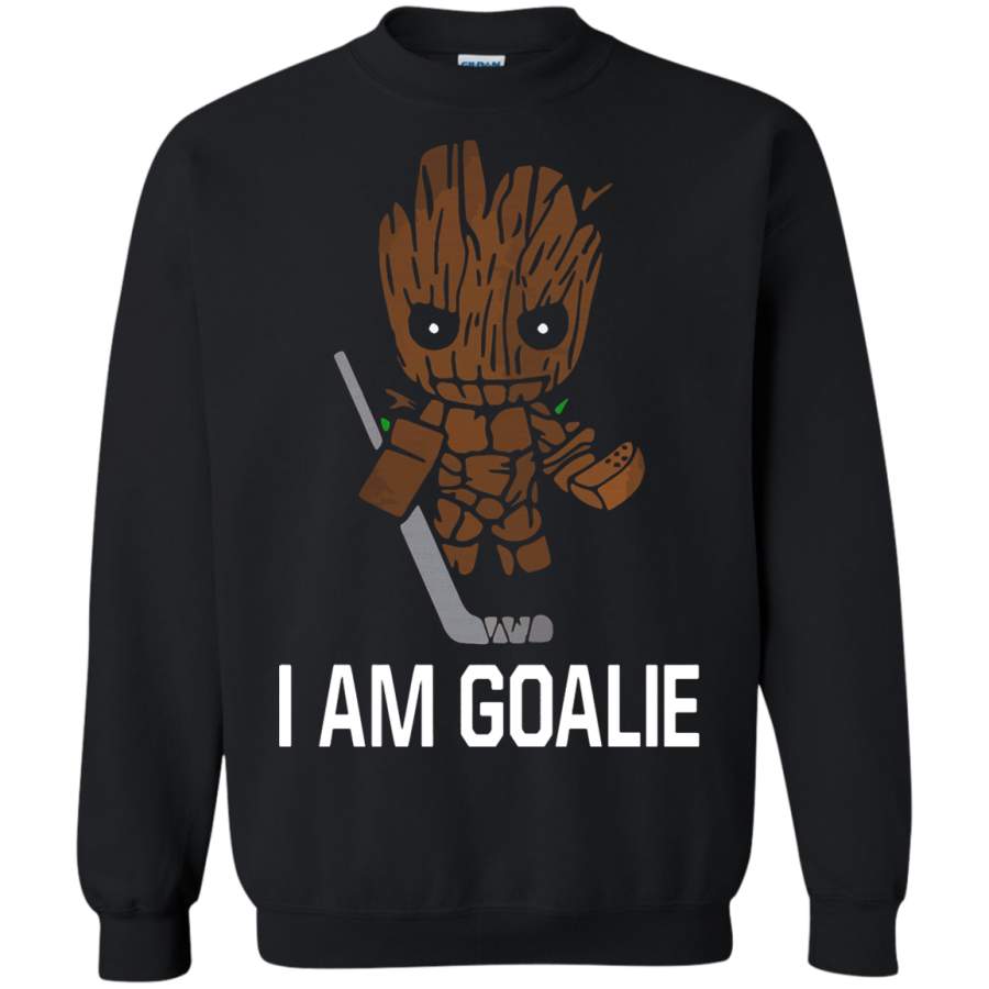 AGR I Am Goalie Groot Hockey Ice Hockey Sweatshirt