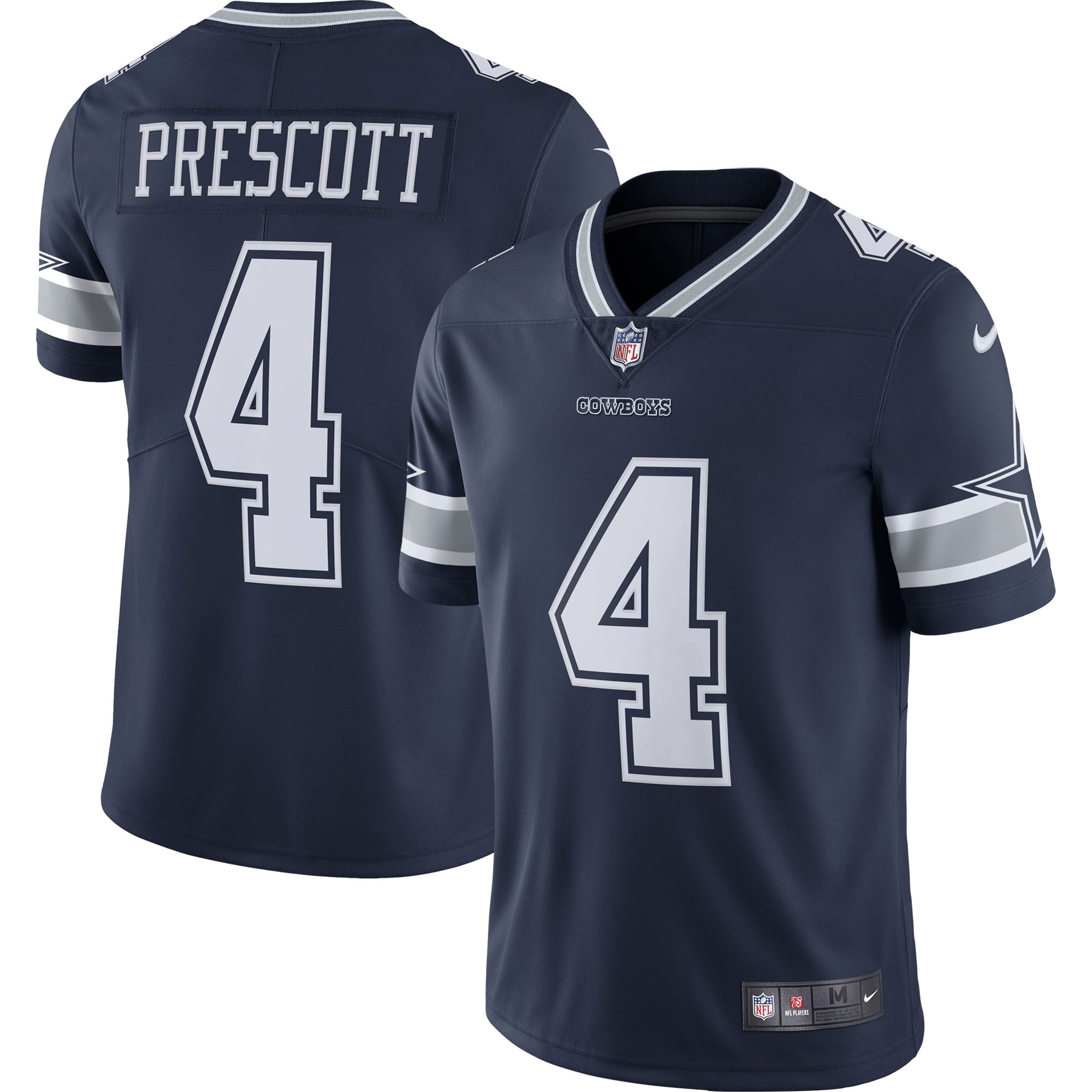 Dak Prescott Dallas Cowboys Vapor Limited Player Jersey – Navy