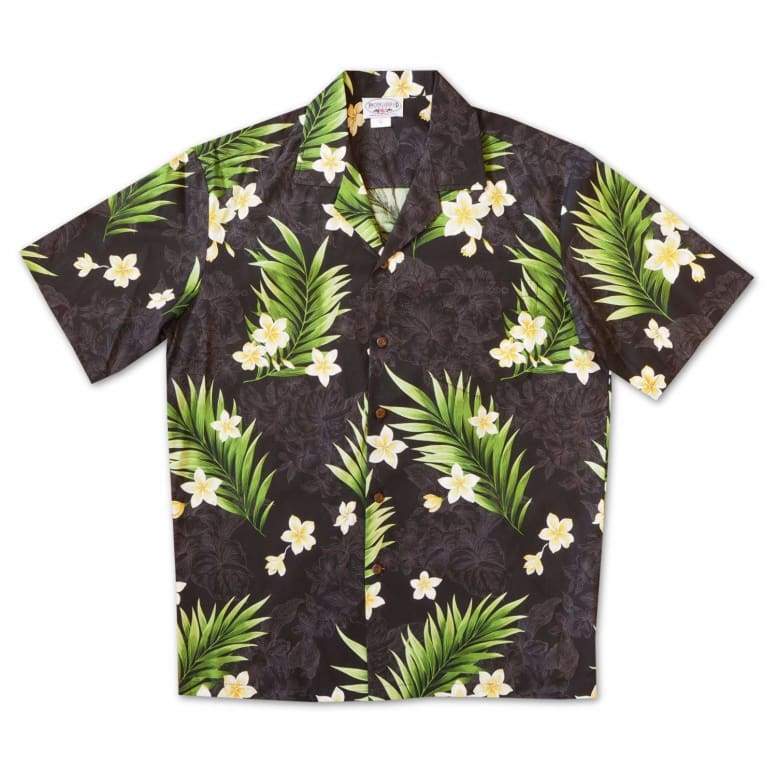 Koko Head Black Hawaii Cotton Shirt Ha78660