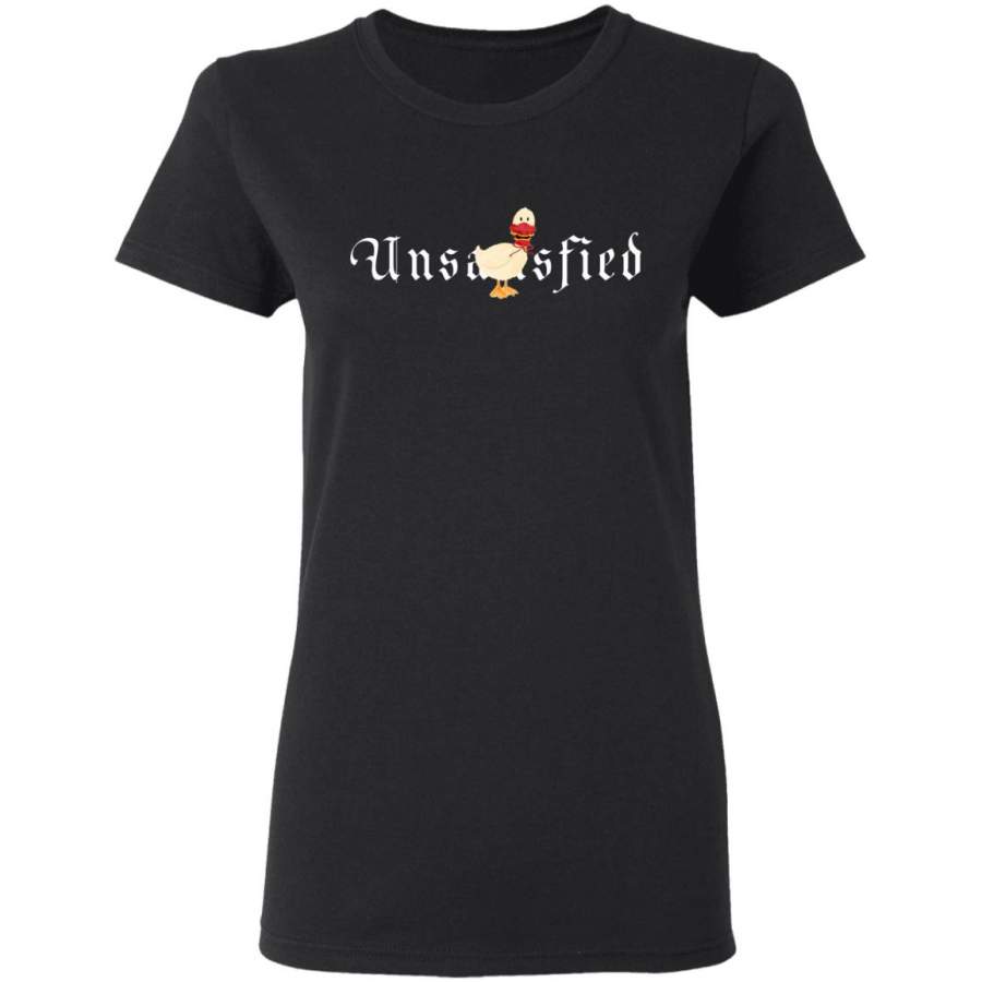 Unsatisfied Bird Royal Blue Ladies T-Shirt