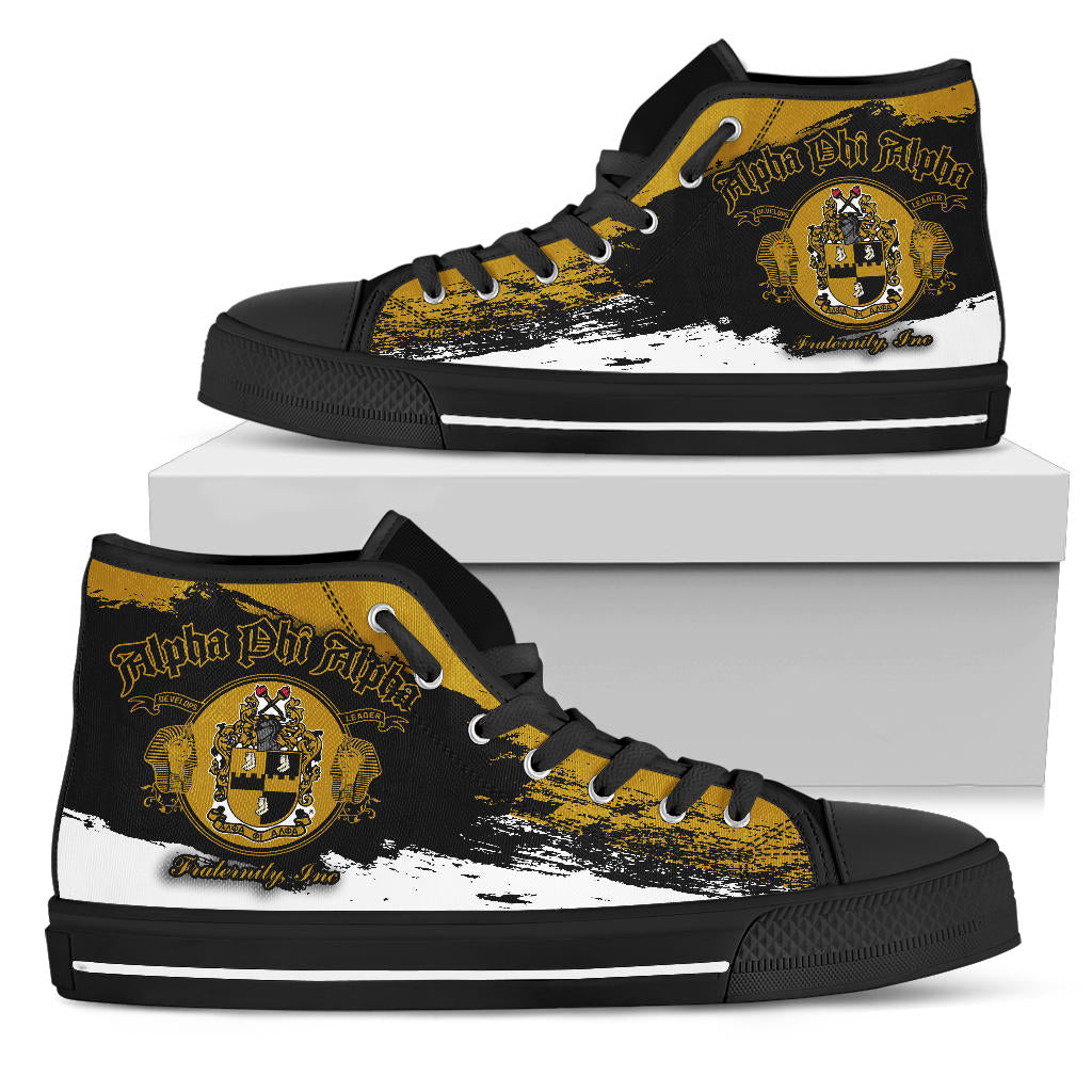 Alpha Phi Alpha High Top Shoe Paint Style A31