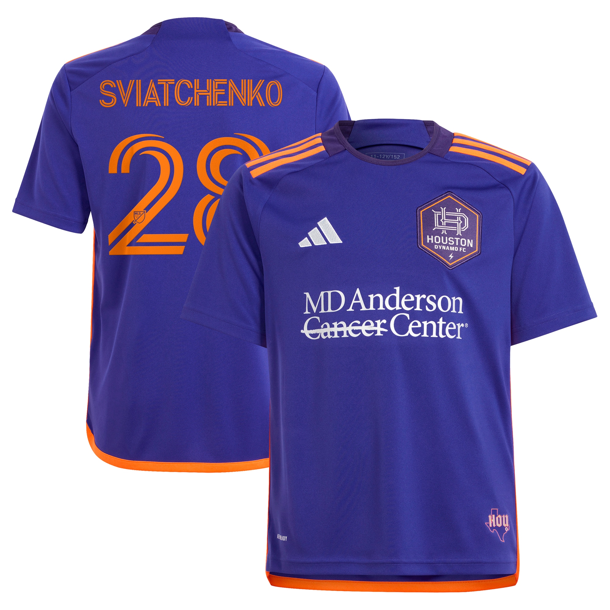 Erik Sviatchenko Houston Dynamo FC Youth 2024 Still Holdin' Replica Player Jersey  Purple