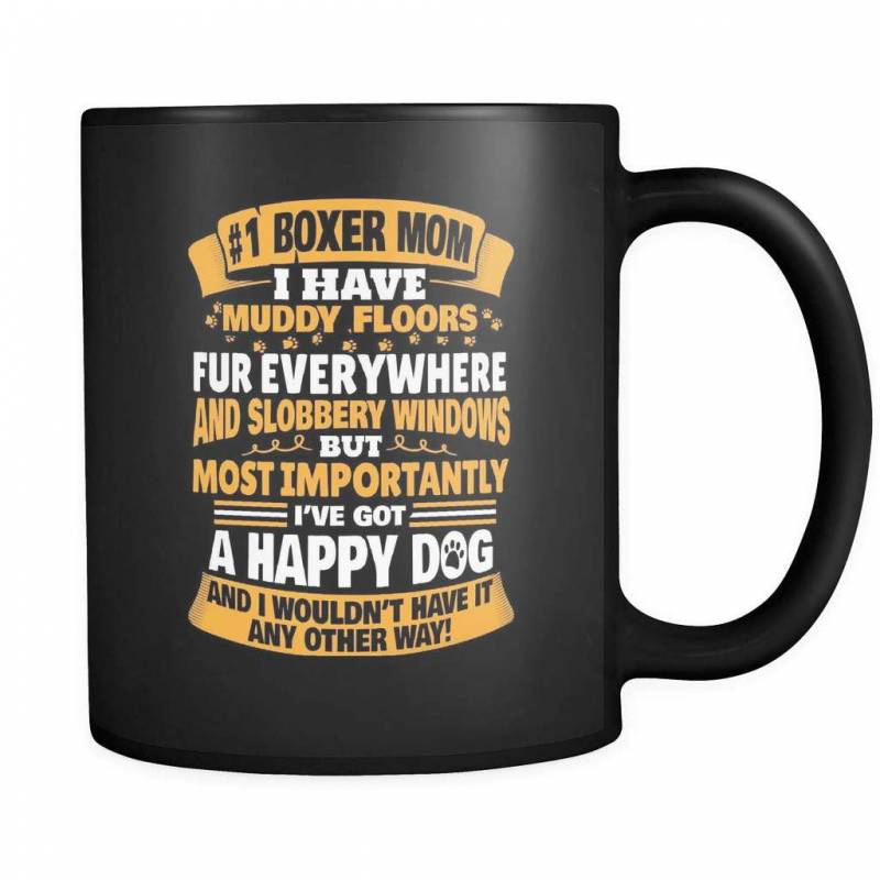 #1 Boxer Mom - Luxury Mug
