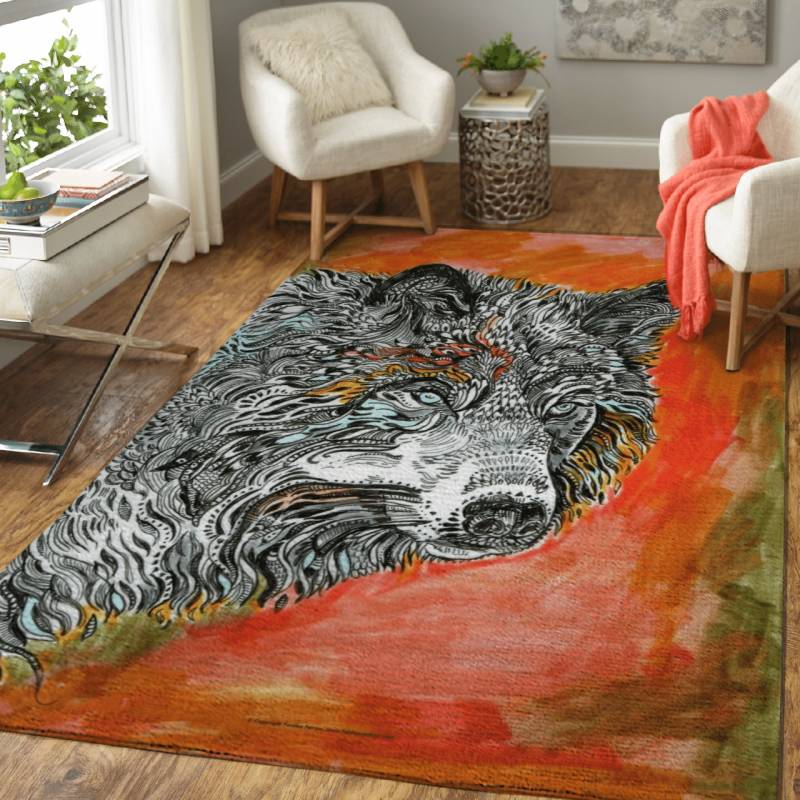 Wolf 3 – Spirit Animals Area Rug Carpet