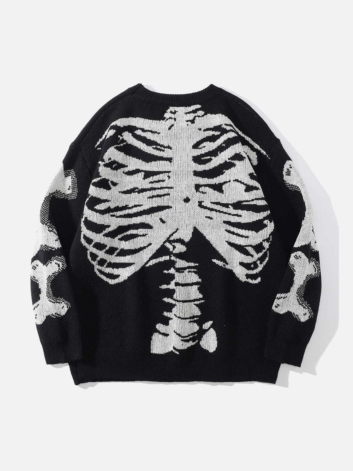 Talishko™ – Skeleton Pattern Knit Sweater