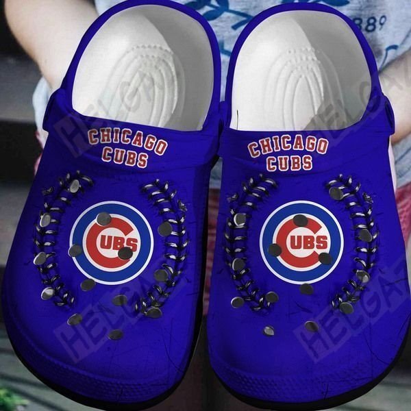 Chicago Cubs Ubs Navy Clogs Clogband Clog Comfortable Water Shoes