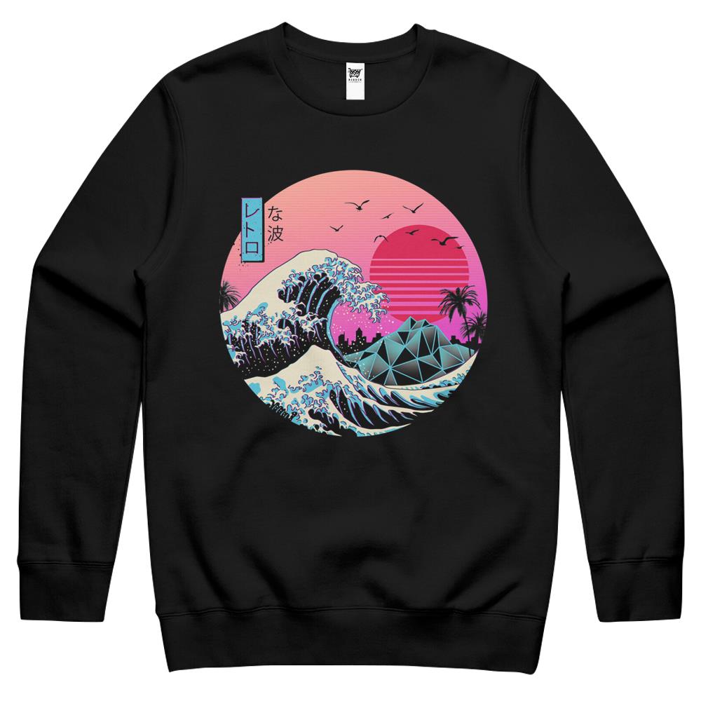 The Great Retro Wave Crewneck Sweatshirt