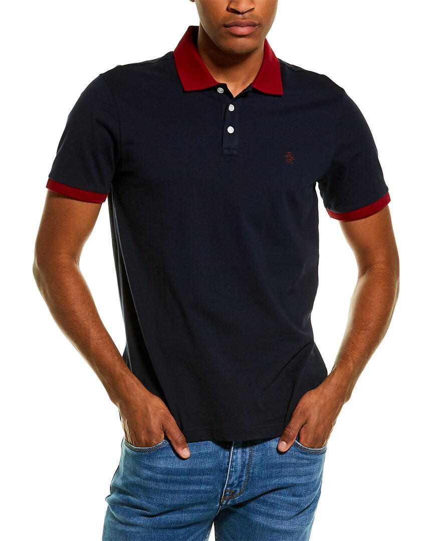 Original Penguin Contrast Rib Polo Shirt