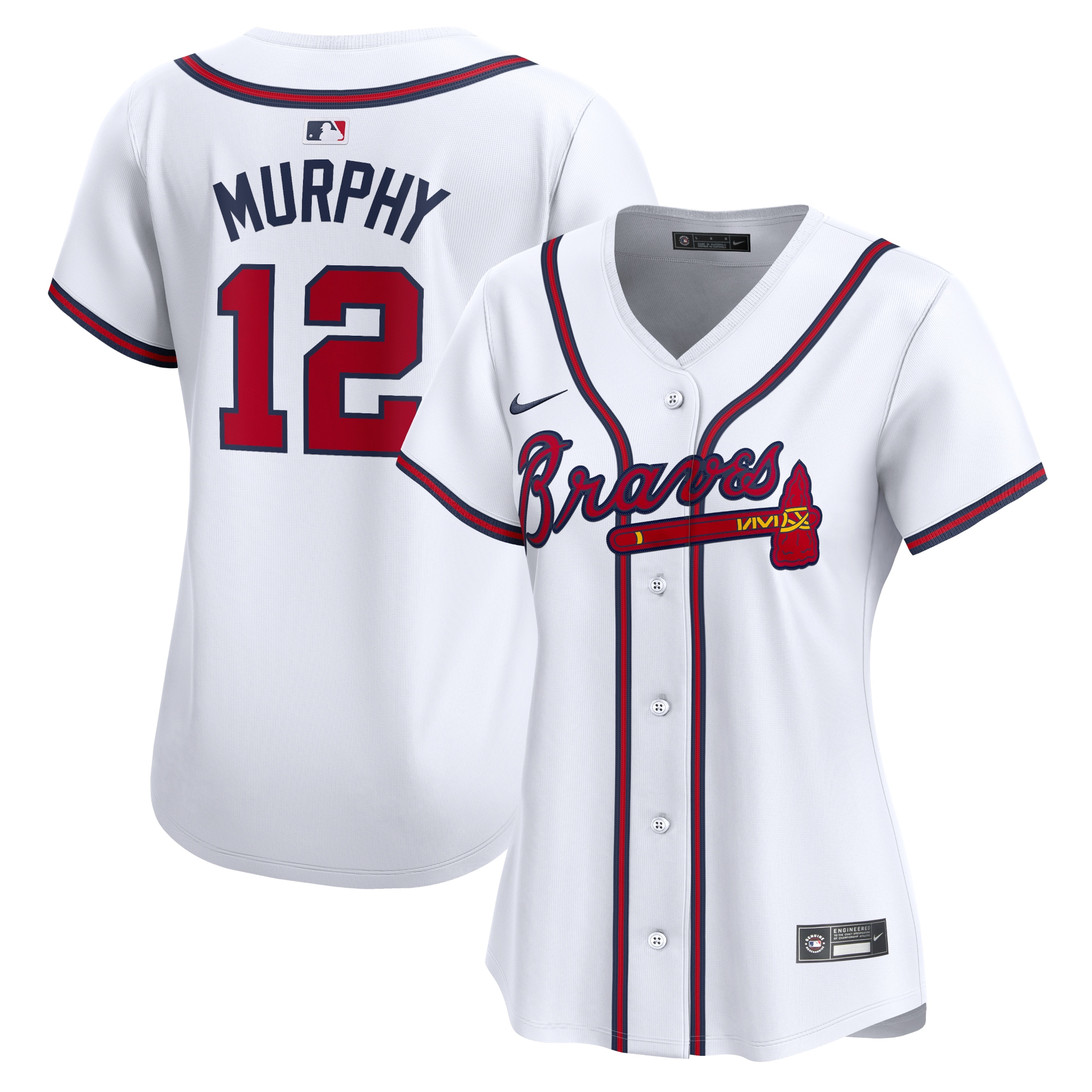 Sean Murphy Atlanta Braves Women's Home Limited Player Jersey – White