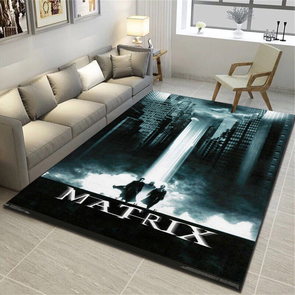 The Matrix Key Art Rugs, Living Room Carpet