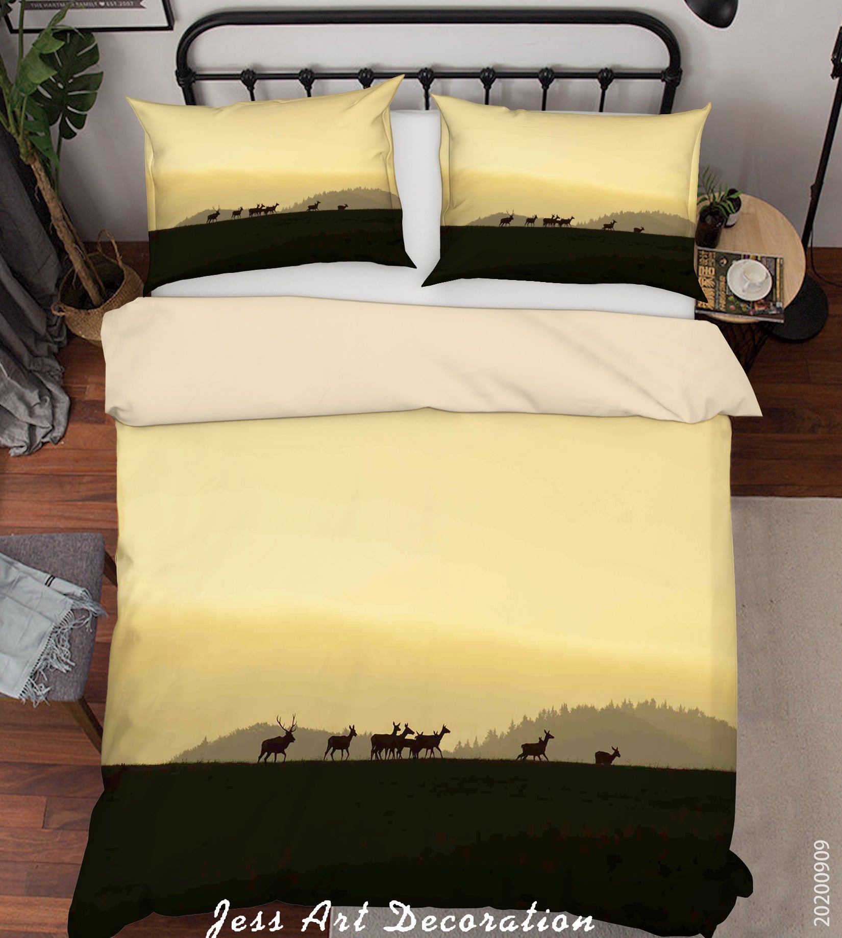 3D Nature Landscape Animal Quilt Cover Set Bedding Set Duvet Cover Pillowcases Wj 6042