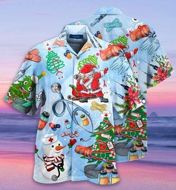 Hawaii Aloha Shirts Funny Nurse Ha20059