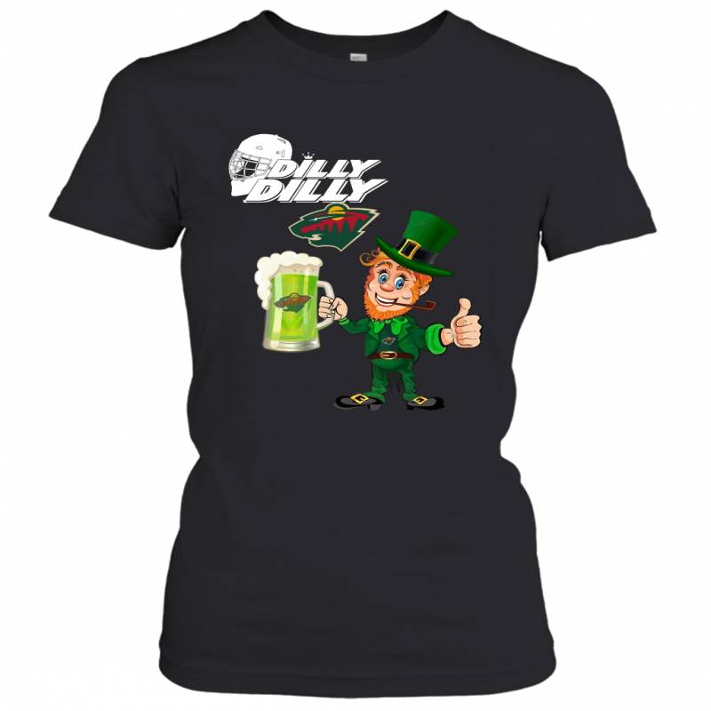 Minnesota Wild Dilly Dilly Saint Patrick Day Women’s T-Shirt