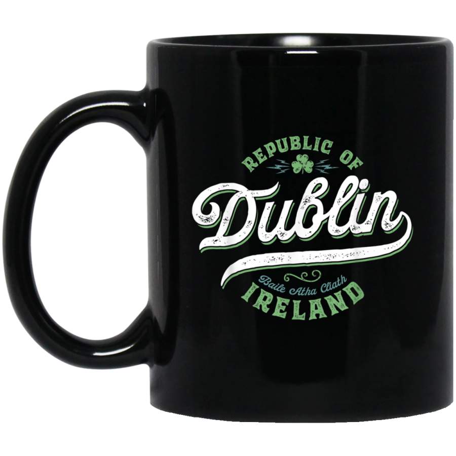 Dublin Ireland  Eire Vintage Irish Capital Dublin Mug