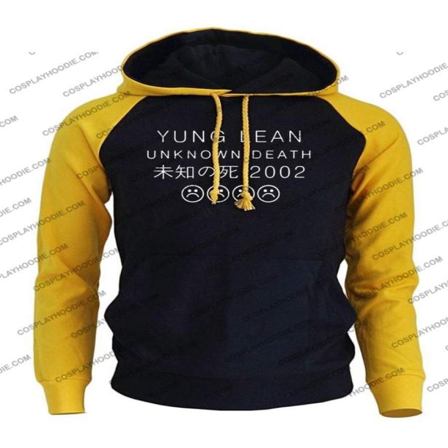 Yung Lean Unknown Death Letter Print Men’s Hoodie