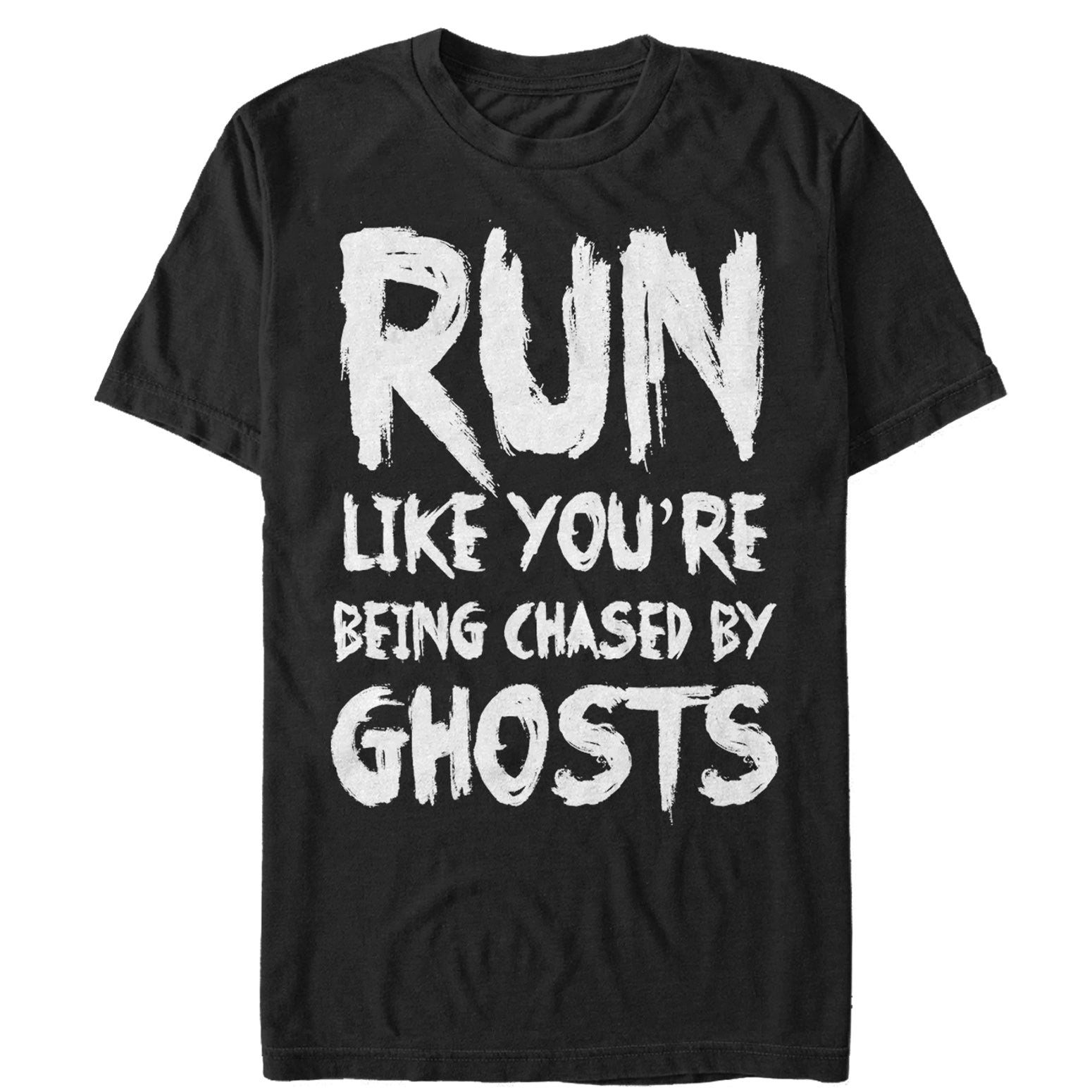 Chin Up Women’S Run You’Re Being Chased By Ghosts  Boyfriend Tee