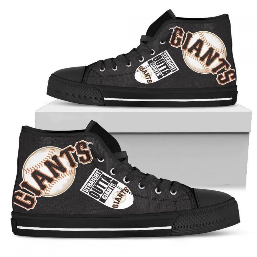 Straight Outta San Francisco Giants High Top Shoes #198