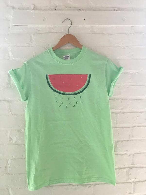 Watermelon Shirt, Food Shirt, Screen Print Shirt, Fruit Shirt