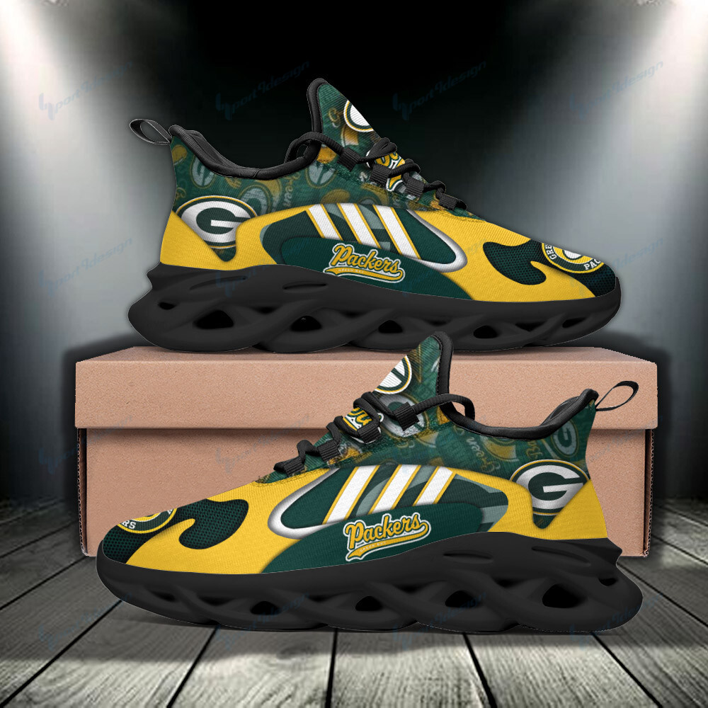 Green Bay Packers Yezy Running Sneakers Bb310