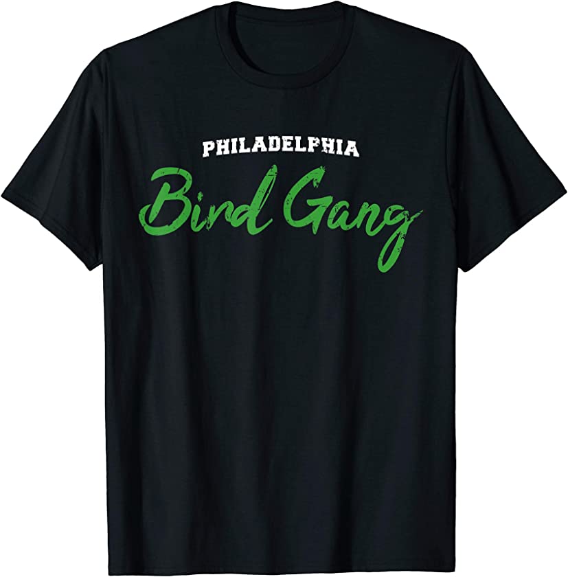 Bird Gang Distressed Vintage Eagle Philadelphia Sports Fan T-Shirt