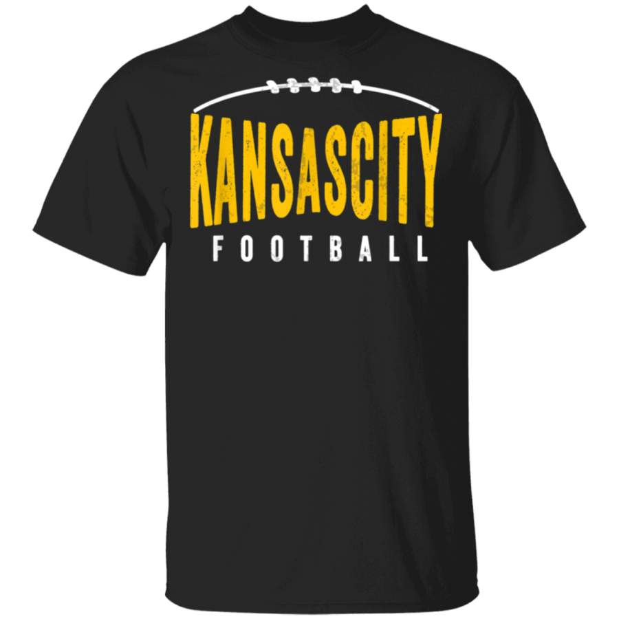 KC Kansas City Cool Football Kc Red Local Sports Fan Gear TShirt