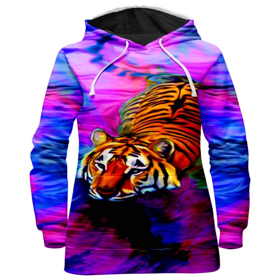 Water Tiger Hoodie Dress