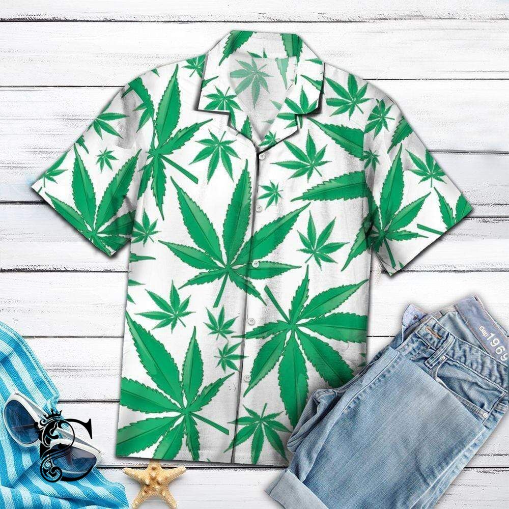 Amazing Weed Tropical Full Printing Hawaiian Shirts