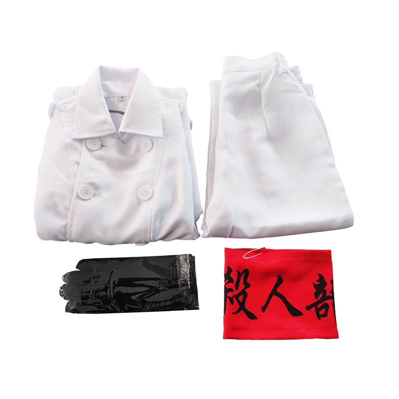 Anime Tokyo Revengers Cosplay Costume Seishu Inui Kokounoi Hajime White Uniform Set Black Dragons Uniform Halloween Party alx