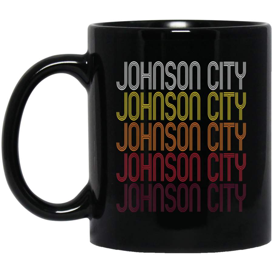 Johnson City KS  Vintage Style Kansas Mug