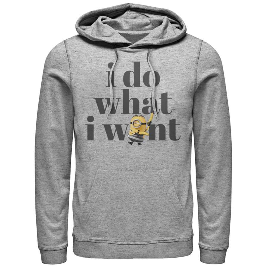 Despicable Me 3 Men’s Minion Do What I Want  Lightweight Hoodie