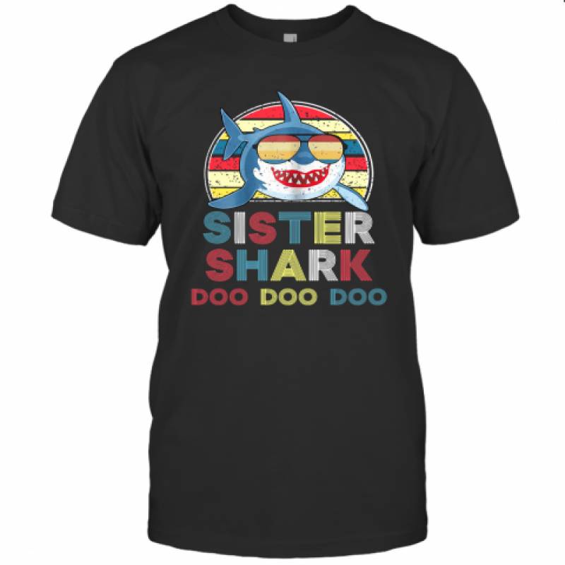 Sister Shark Vintage Doo Doo Doo T Shirt