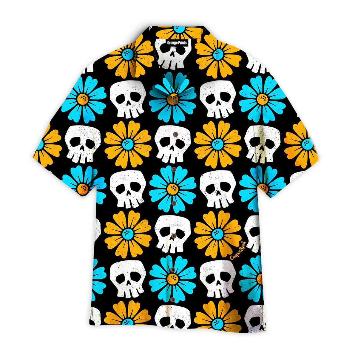 Skull Flower Hawaii Shirt For Men Women Ha3262