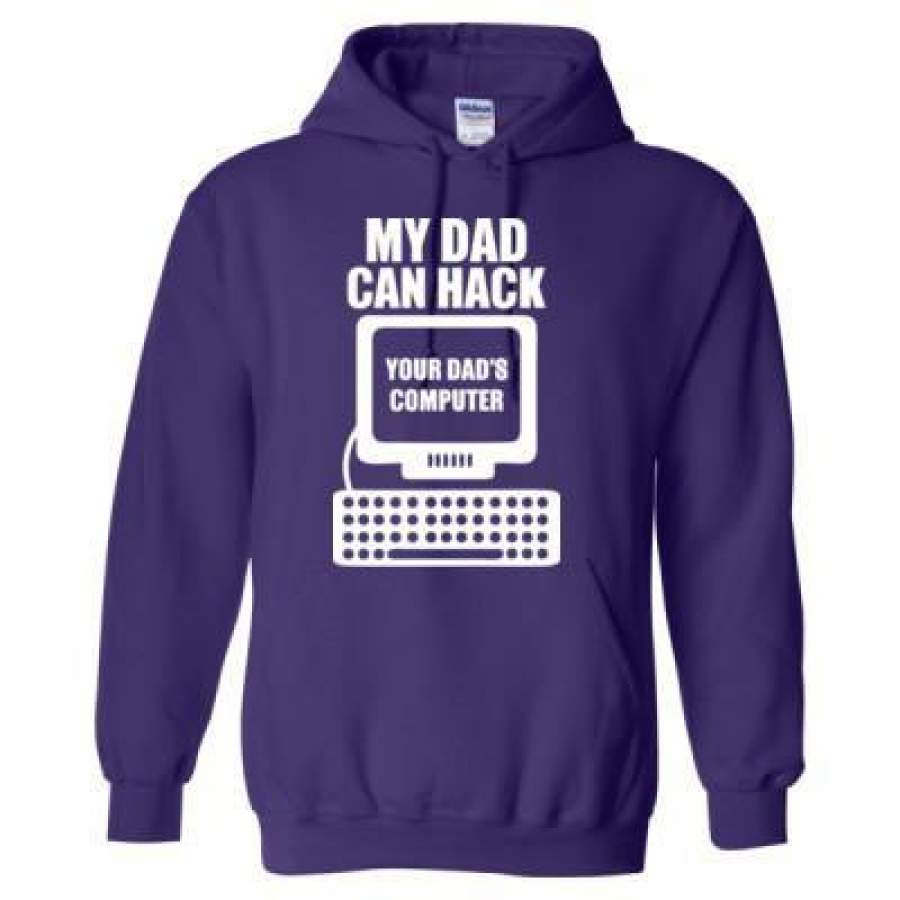 AGR My Dad Can Hack Your Dads Computer – Heavy Blend™ Hooded Sweatshirt