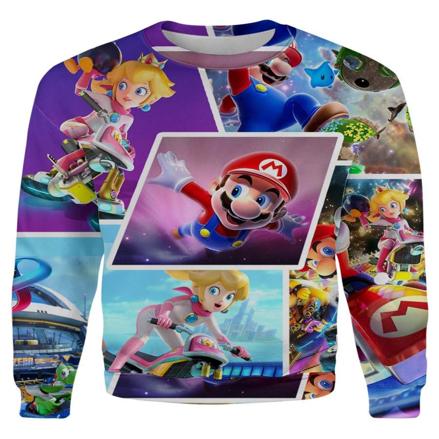 Super Mario Collage Sweatshirt