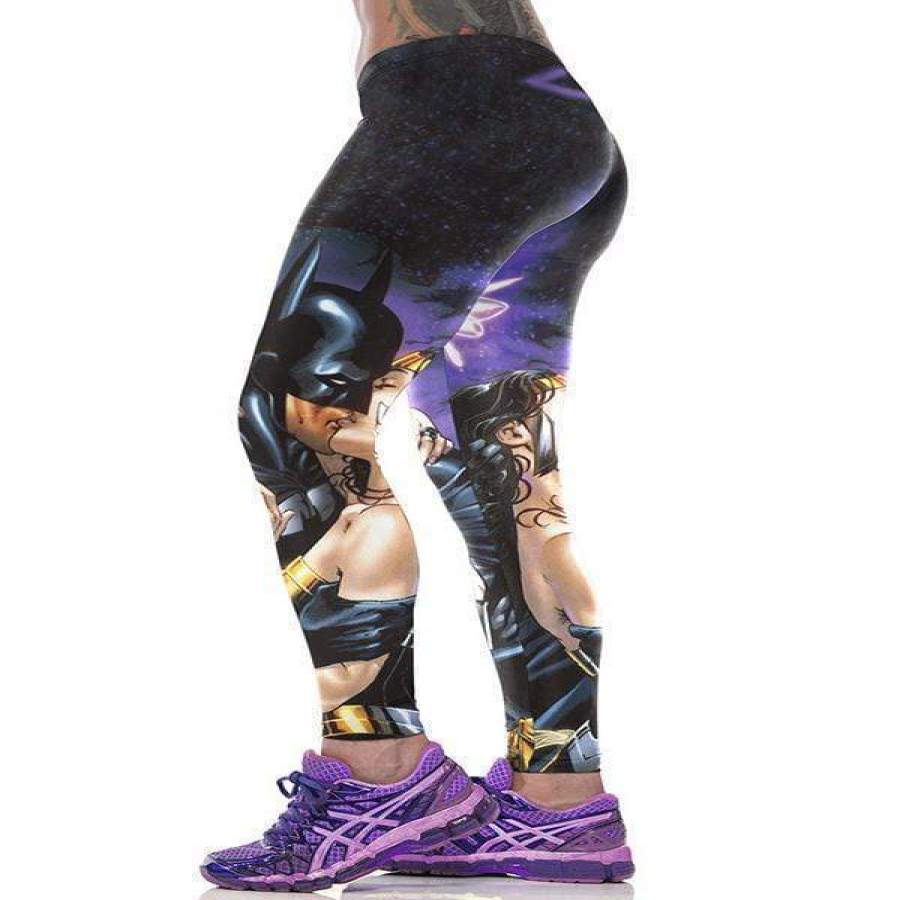 3D Batman Printed Yoga Fitness Leggings