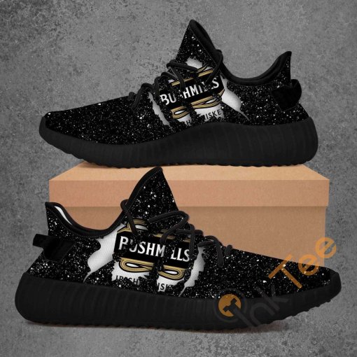 Bushmills Whiskey Custom Shoes Personalized Name Yeezy Sneakers